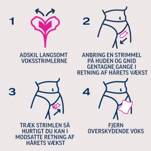 Veet Pure Cold Wax Strips Bikini & Armhule Sensitiv hud 16 stk. 1