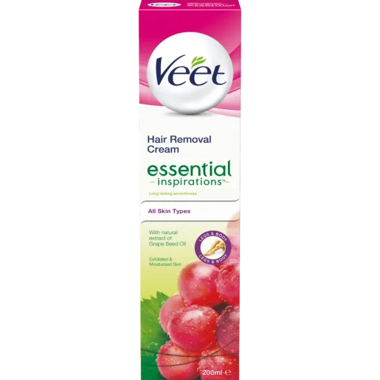 Veet Essential Inspirations Hårfjerningscreme Ben & Krop 200 ml
