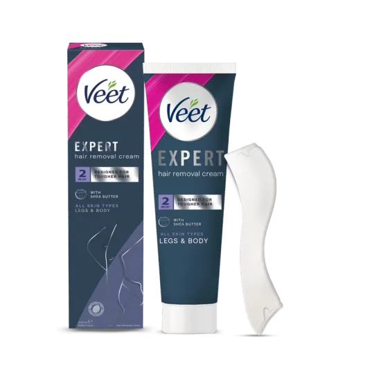 Veet Expert Hårfjerningscreme Ben & Krop Alle hudtyper 200 ml 0