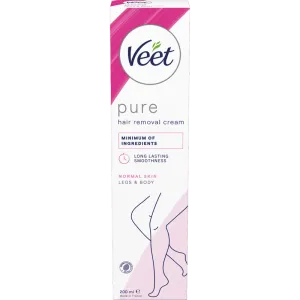 Veet Pure Hårfjerningscreme Krop & Ben Normal hud 200 ml 0