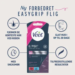 Veet Expert Cold Wax Strips Ansigt Normal hud 16 stk. 3