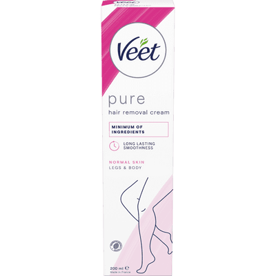 Veet Pure Hair Removal Cream Normal Skin Body & Legs