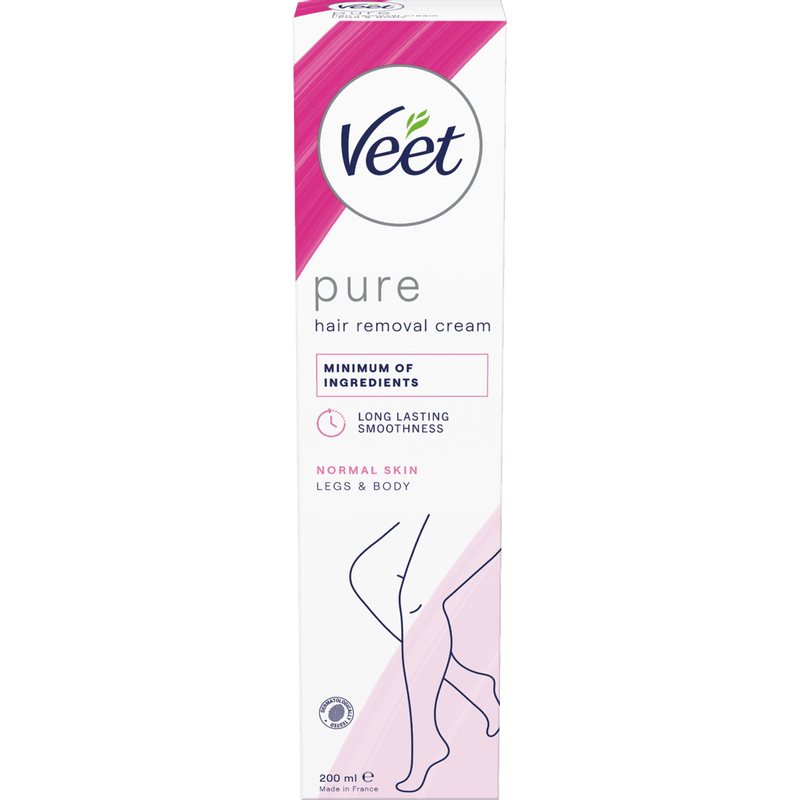 Veet Pure Hårfjerningscreme Krop & Ben Normal hud 200 ml